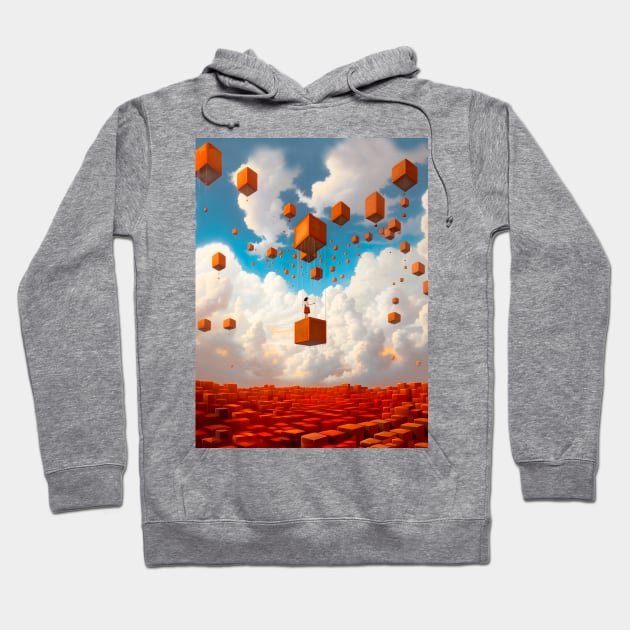 The Sky is Falling, The Sky is Falling Hoodie by Puff Sumo